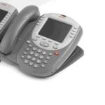 The Avaya 5420 digital Executive Telephone and Operator telephone status,  DSS unit on left.